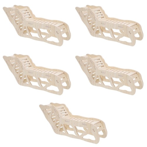 5pcs wooden hamster ladder - wooden,