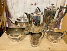HARELEQUIN  Silver Plated 6 pc