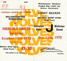 TICKET: Wolves v Sheffield