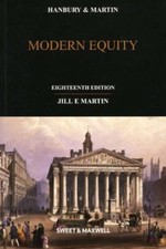Hanbury & Martin: Modern Equity By Dr Jill Martin