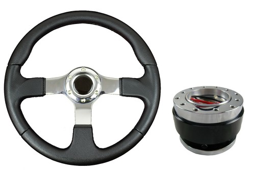 Chrome sports steering - chrome,