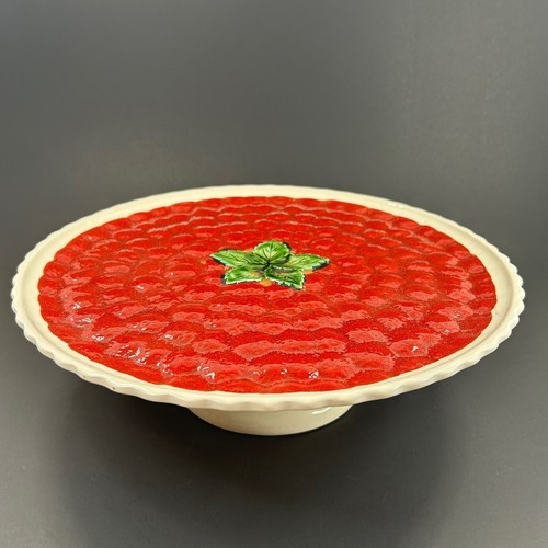 Strawberry cake stand hand - stand,