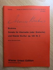 BRAHMS - SONATA FOR CLARINET &