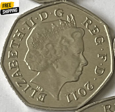 Olympic Swimming 50p Coin 2011