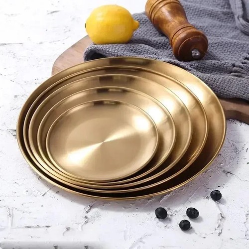 5pcs gold stainless steel - gold,