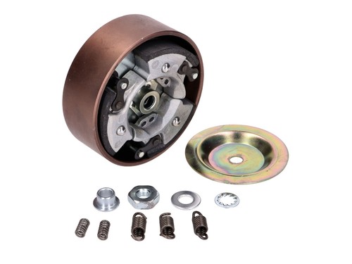 Clutch complete with - , bell