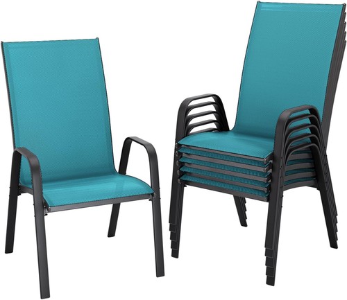 Patio dining chairs set 6 - dining, of