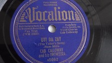 Cab calloway 78rpm - calloway, single