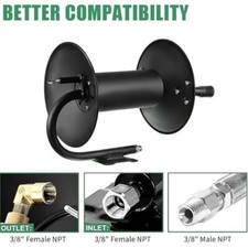 High Pressure Washer Hose Reel 4000PSI-Heavy Duty for 3/8" Hose 49/98/164 Feet