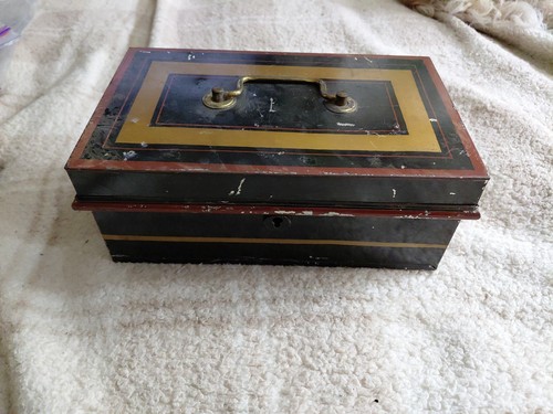 Cash metal box - cash, /