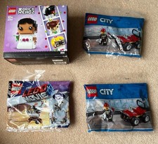 Lego Polybag x 4 And Bride Brickheadz BNIB