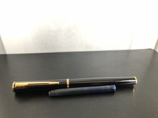 Waterman Apostrophe Lacquered Black Fountain Pen with Cartridge. New Old Stock