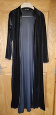 Imaan Jilbab black open velvet