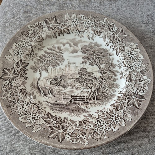 English ironstone plate - ironstone,