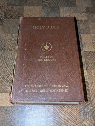 Vintage gideons holy bible - gideons,