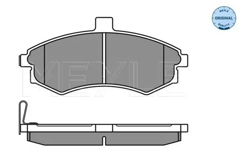 Brake pads front axle 025 - pads,