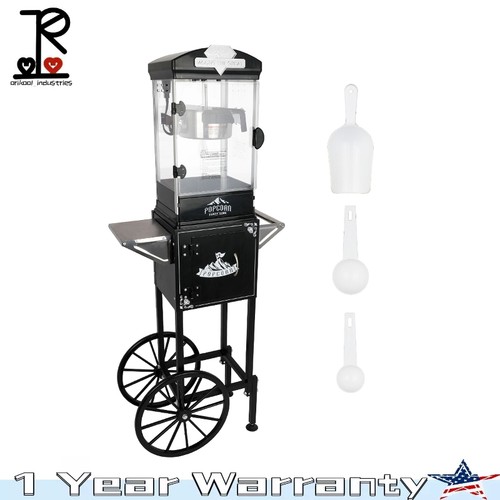 Popcorn machine cart - machine, w/