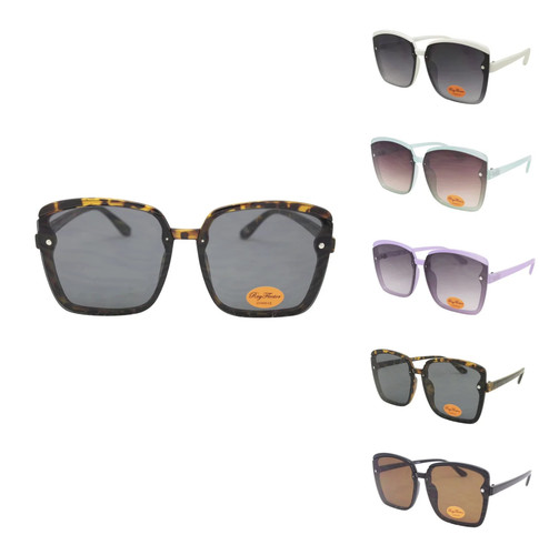 Oversized square sunglasses - square,