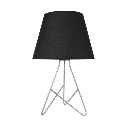 Silver tripod table lamp - tripod, with