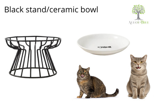 Cat bowl stand - bowl/stand, feeding