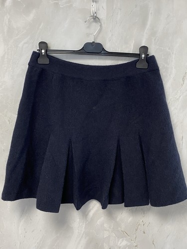 Zara navy blue pleated knit - zara,