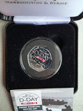 2019 D-Day 75th Anniversary 50p • Sterling Silver Proof • Pobjoy Mint 🇬🇧