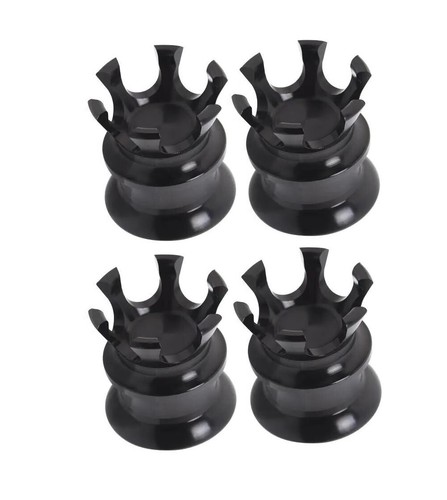 Crown shaped black head bolt - crown,