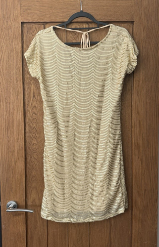 Asos gold sequin shift dress - asos,