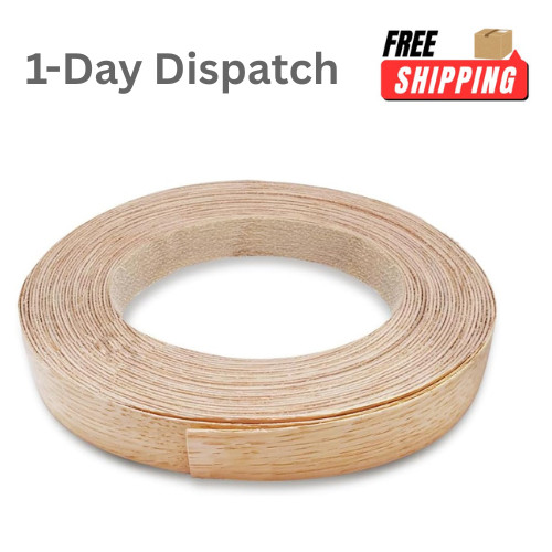 Real oak roll edging - tape, 20mm