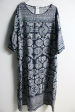 Zanzea Womens Ink Print Maxi