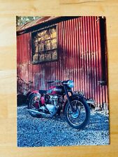 TRIUMPH 500 CC TWIN  LXE 793 POSTER ADVERT APPROX A4 SIZE Y