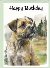 Border Terrier Dog Birthday