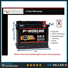 Battery fits VAUXHALL ASTRA