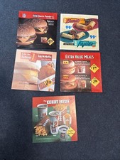 Vintage 1990s mcdonalds menu - vintage,