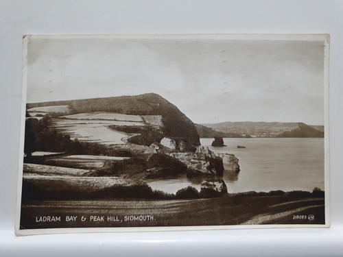 Vintage postcard ladram bay - vintage, &