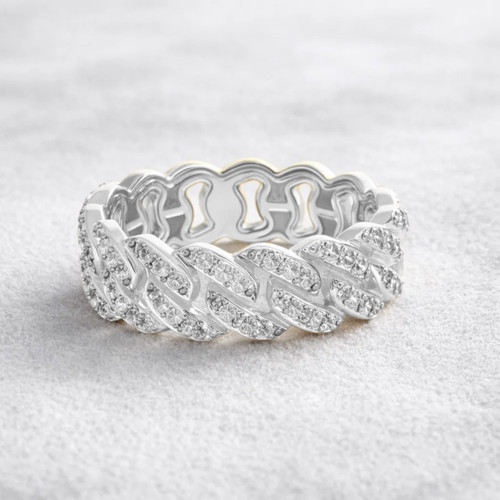 Men 10k white gold genuine - gold,