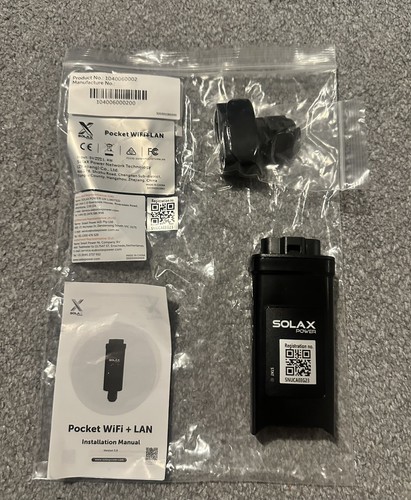 Solar solax inverter - wi-fi, +