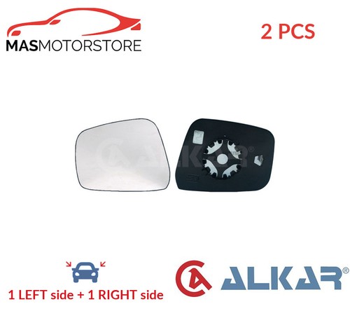 Rear view mirror glass pair - rear,
