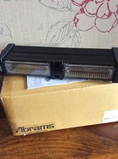 Abrams MFG Focus 200 Series 24W - 8 LED Strobe Warning Dash & Deck Light Bar Amb