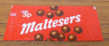Vintage Maltesers 5P Chocolate Wrapper Sweet Label 1970S Mars Confectionary 70s