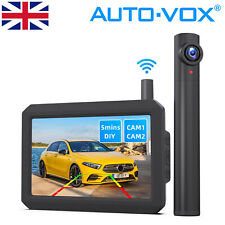 AUTO-VOX TW1 Wireless Reversing Backup Rear View + 5" Monitor Parking Systems UK