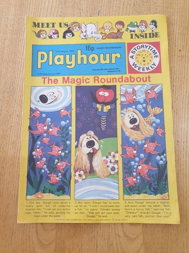 Vintage comic playhour - comic, jan