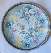 Hand Made Greek Reproduction Wall Plate Ancient Greek Pottery 1500BC by Giannis