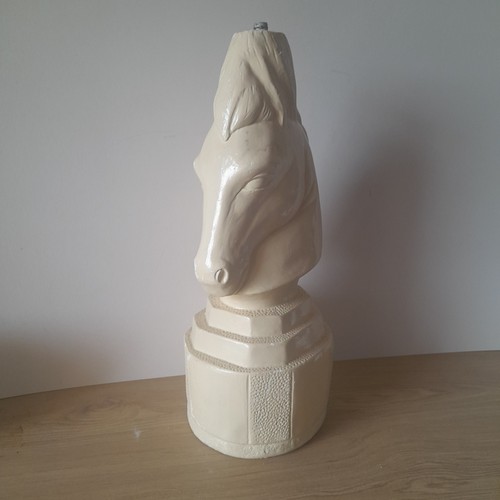 Vintage horse head - head, lamp