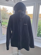 Berghaus Men's Black Maitland Goretex Technical Waterproof Jacket Coat XL 47" 