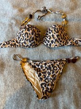 Leopard print bikini from
