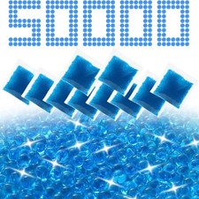 Gel Blaster Ammo - 50,000 Rounds 7-8 mm (5 Packs) - Gel Splatter Bullets for Ele