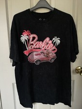 Barbie T Shirt uk M Black Acid