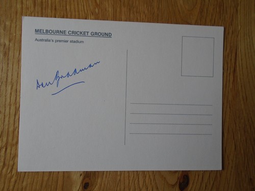 Don bradman genuine signed - don,
