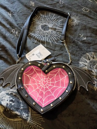 Gothic bat handbag - gothic,